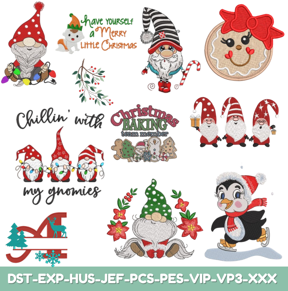 Christmas Embroidery Bundle