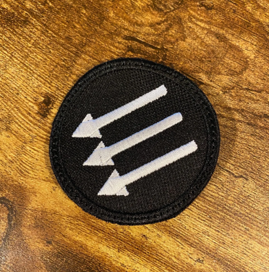 3 Arrows Embroidered Patch