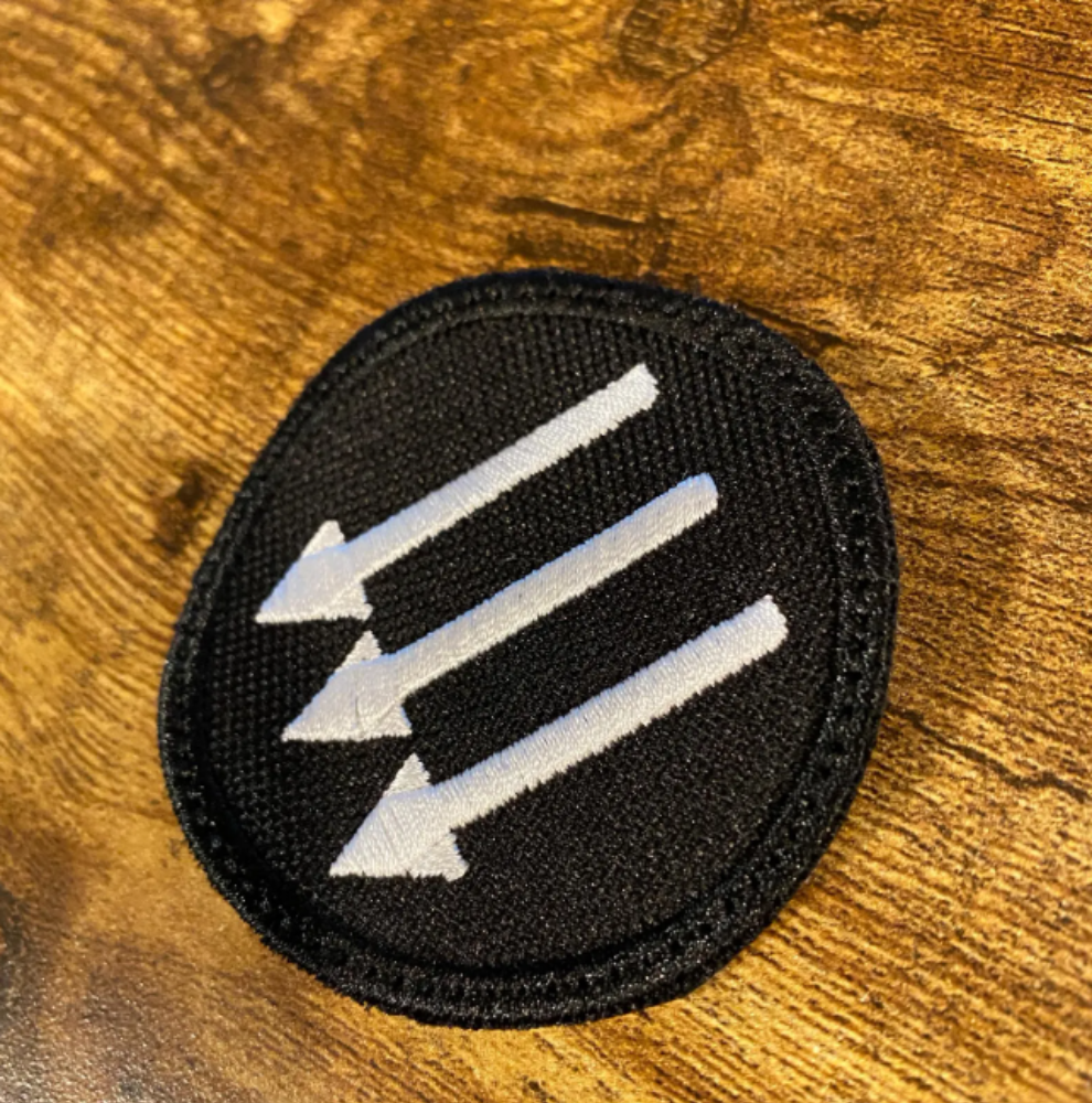 3 Arrows Embroidered Patch
