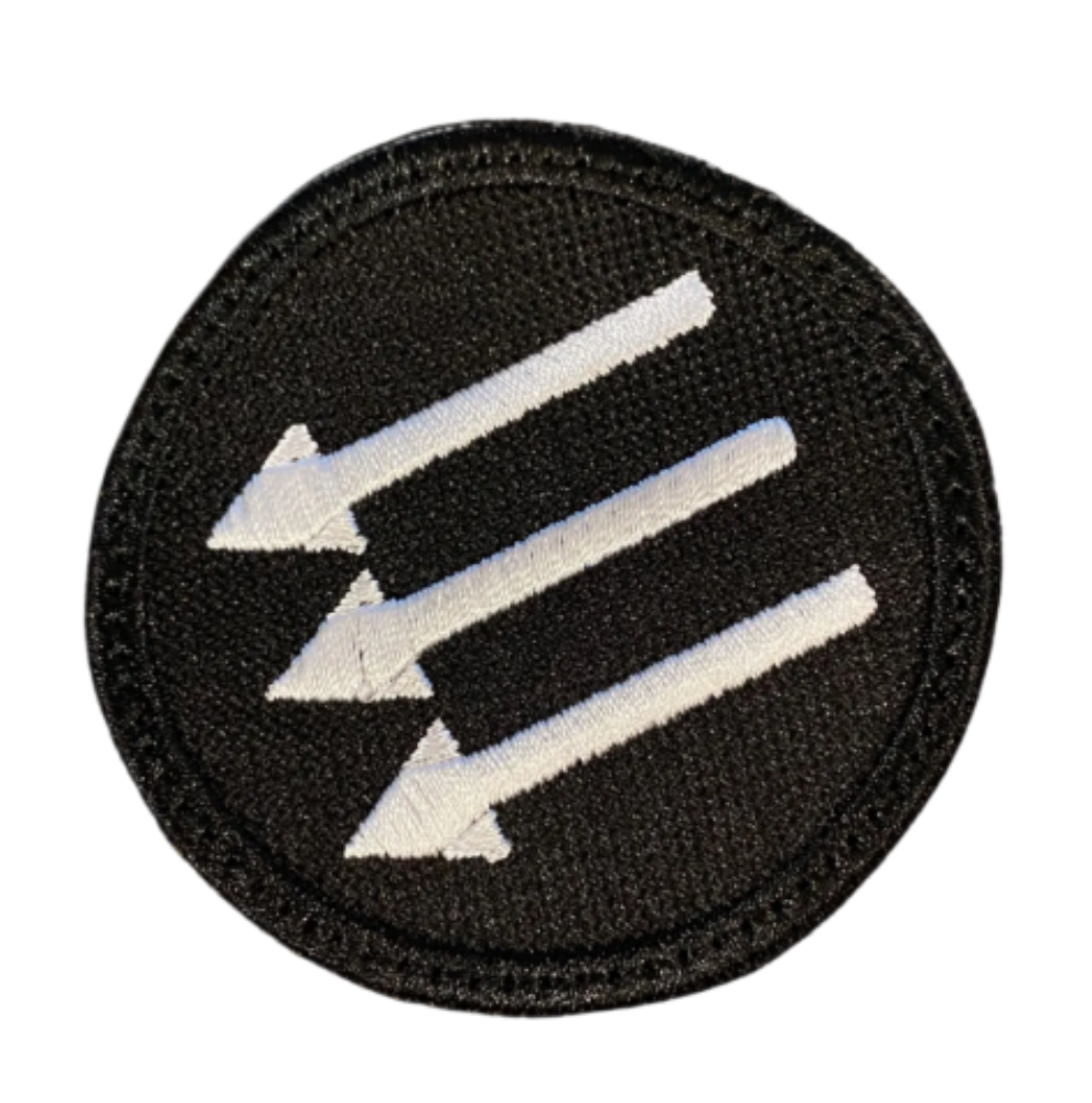 3 Arrows Embroidered Patch