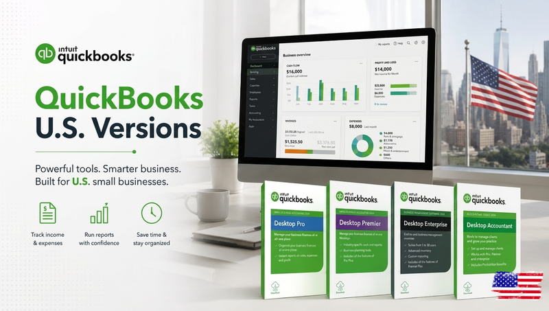 QuickBooks U.S. Versions