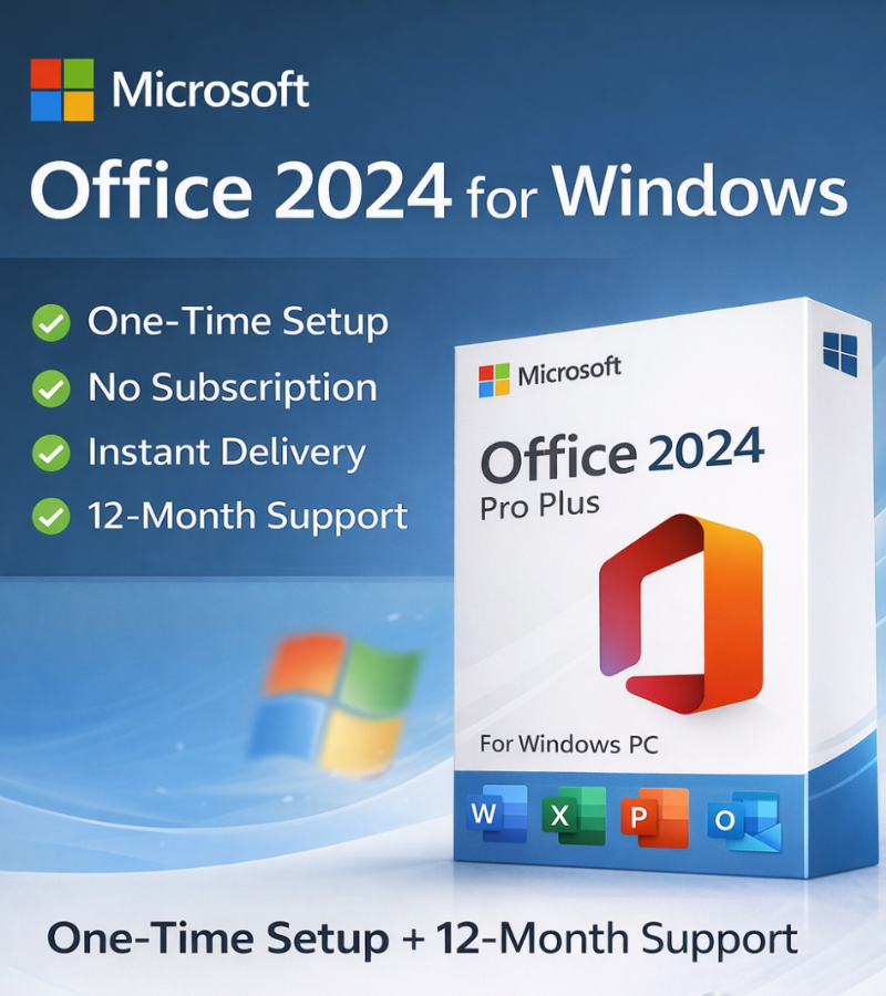 Microsoft Office Professional Plus 2024 License – Instant Digital Delivery