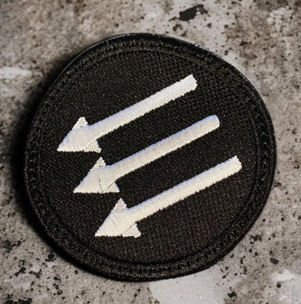 3 Arrows Embroidered Patch