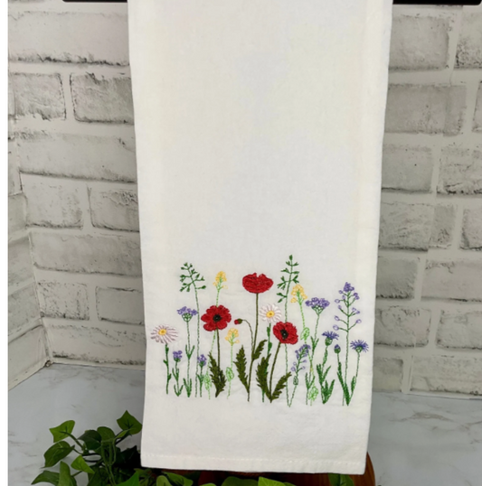 Wildflower Tea Towel